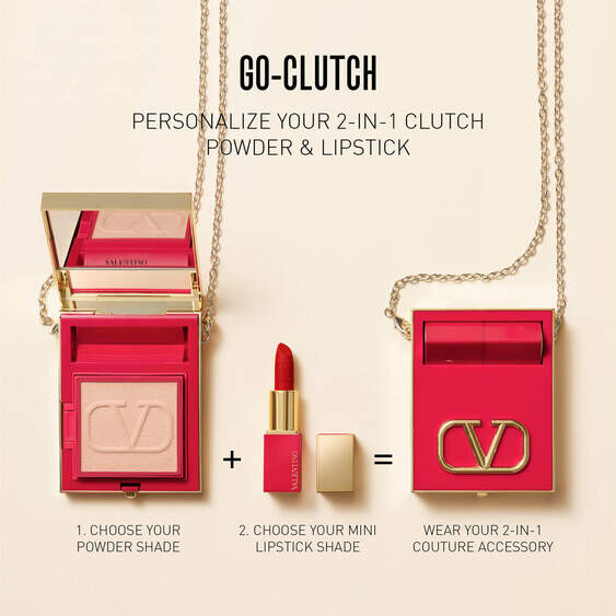 【箱付き】VALENTINO GO-CLUTCH 1 GO-CLUTCH POWDER · | Valentino Beauty
